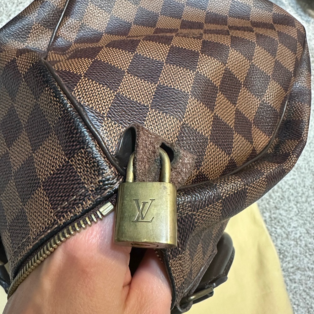Louis Vuitton Brown Checkered Women's Bag - Picture 10 of 12